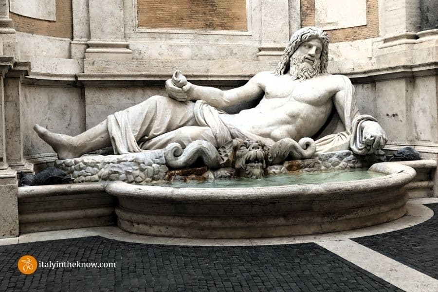 Picture of statue of Marforio