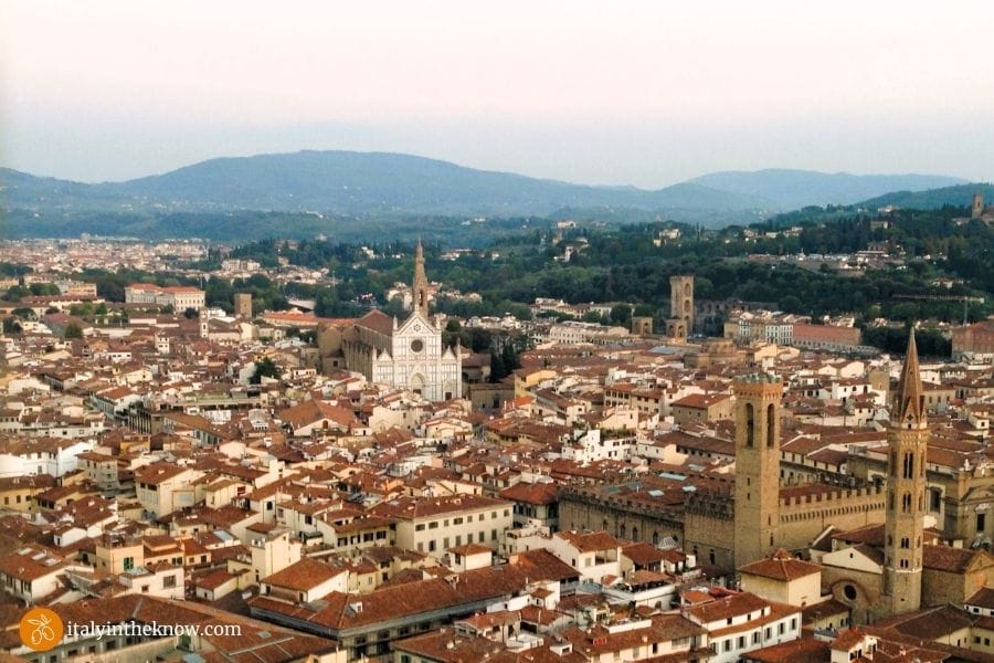 Picture of the view of the Basilica of Santa Croce and the Bargello Museum