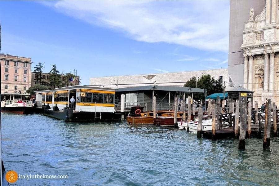 Picture of vaporetto stop