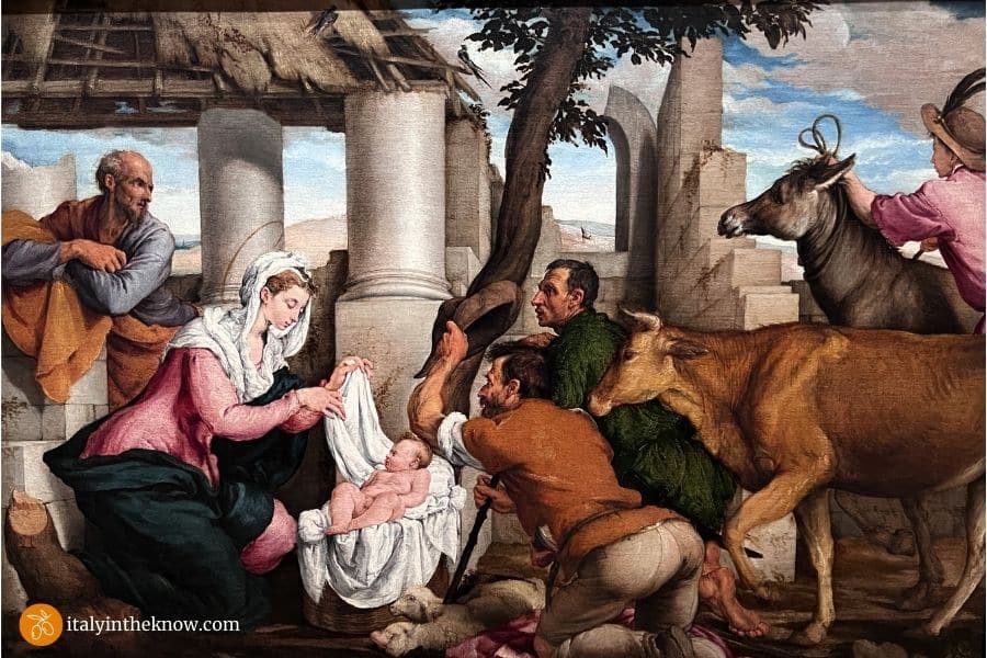 Picture of the Adoration of the Shepherds painting by Bassano
