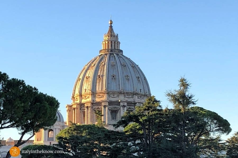 Picture of the dome of St. Peter's Basilica