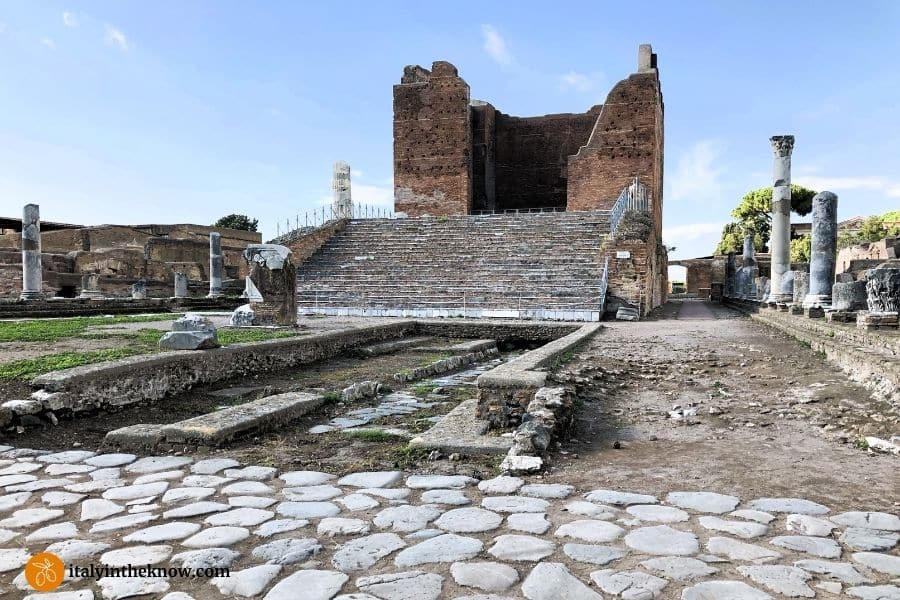 Ruins of the Capitolium in the forum