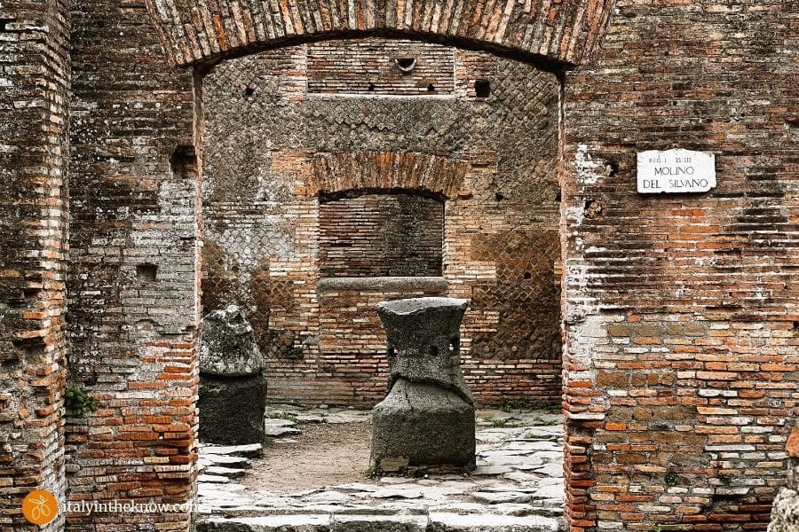 Mill with millstones