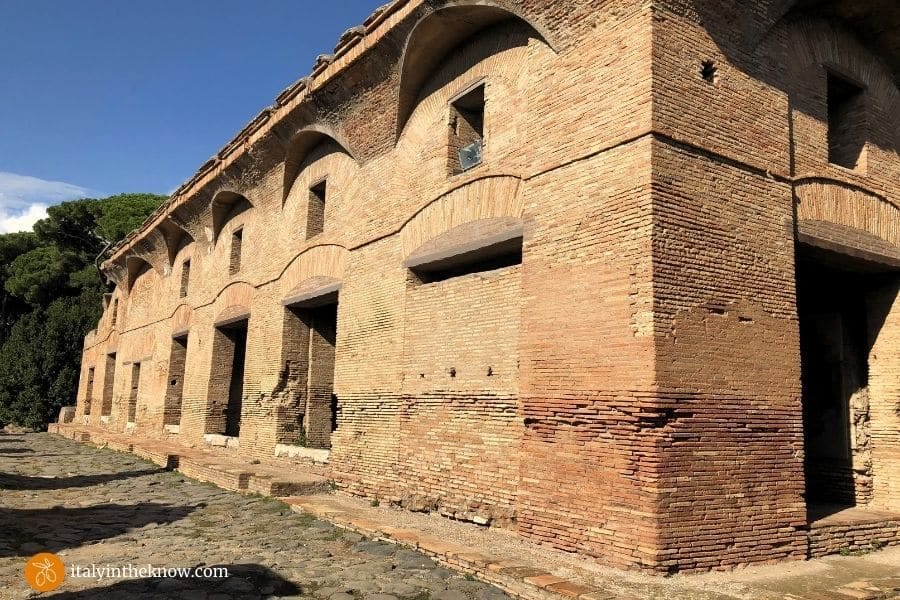 Ancient apartment building