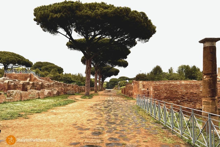 Main road in Ostia Antica