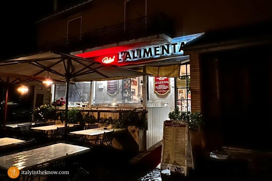 L'Alimentari restaurant
