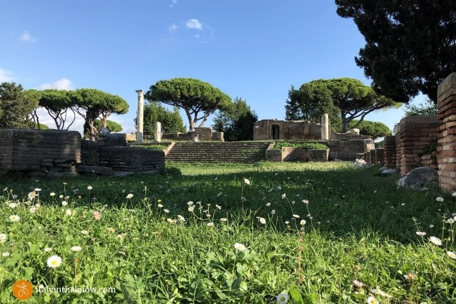 Ruins of a circular Roman temple