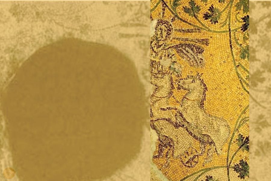 Mosaic of Christ as the Sun