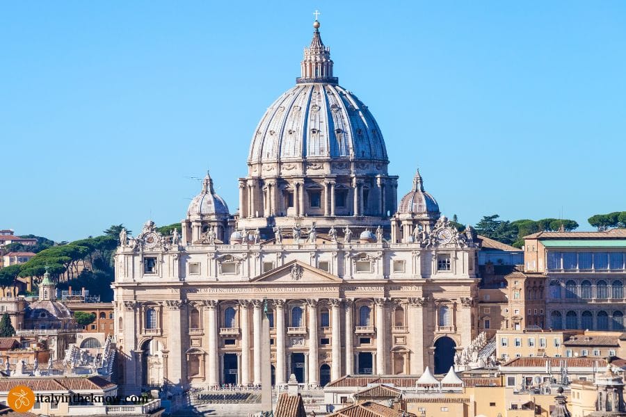 Exterior view of St. Peter's Basilica