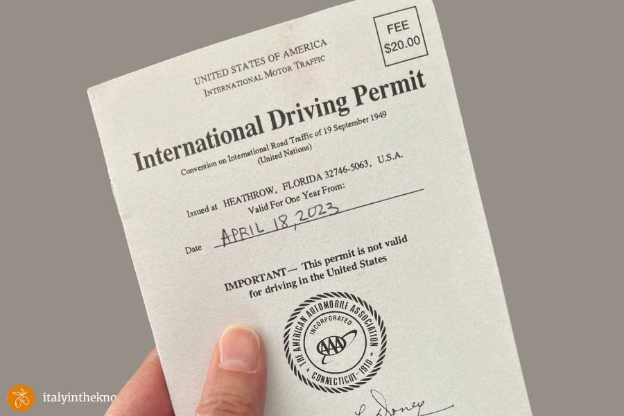 Cover of International Driving Permit