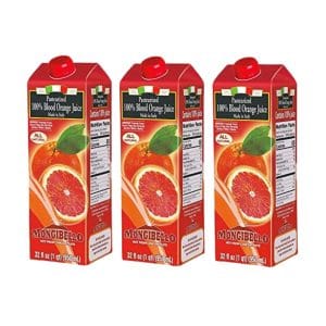 Mongibello 100% Fresh Squeezed Italian Juice (Blood Orange Juice), 3 Pack