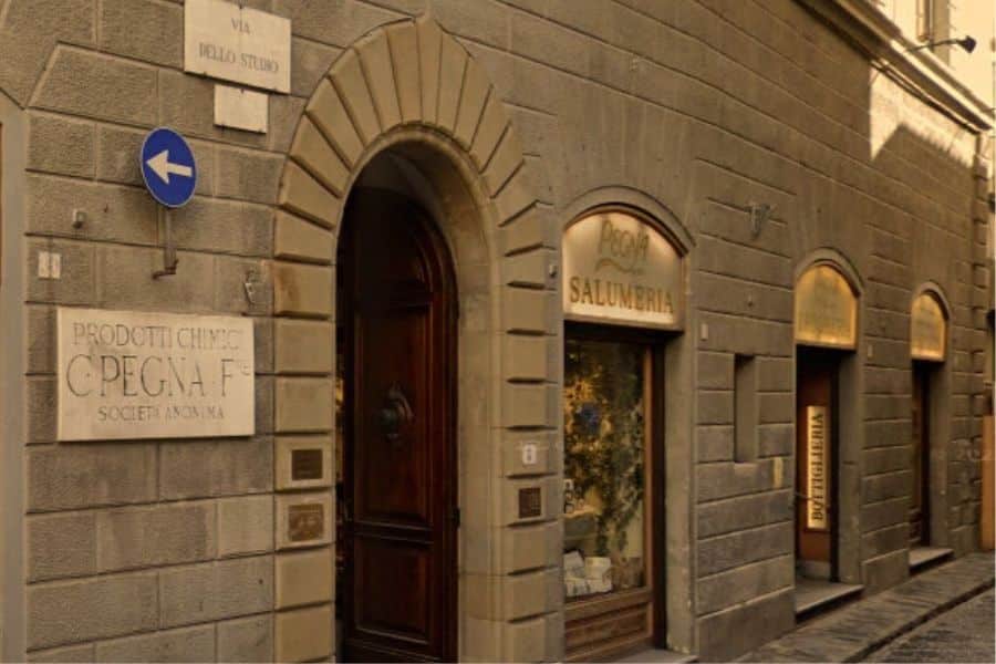 Exterior view of gourmet grocery store