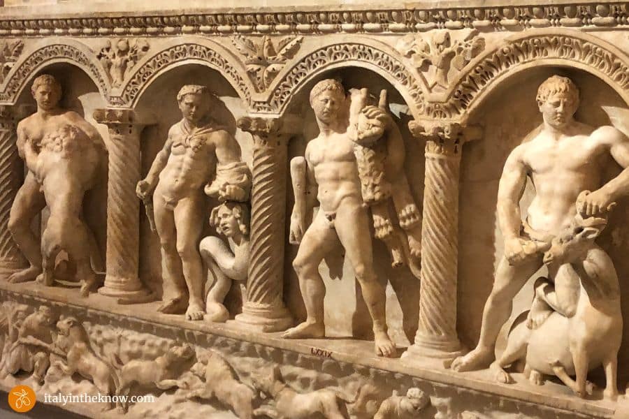 Sarcophagus of the Labors of Hercules.