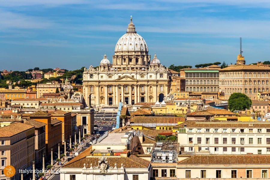 View of St. Peter's Basilica.